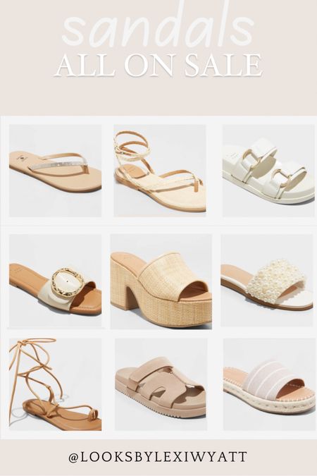 Sandals on sale 

#LTKxTarget #LTKshoecrush #LTKsalealert