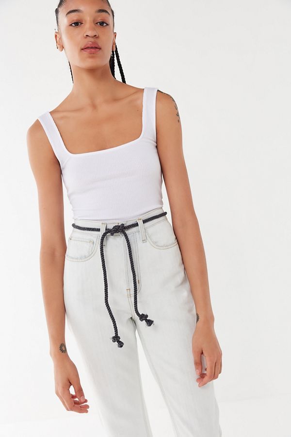 UO Nori Square Neck Tank Top | Urban Outfitters (US and RoW)