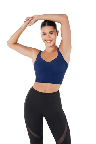 Fanka Body Sculpt Bra Tank Tops for Women with Light Support Removable Pads Seamless Contours,Bla... | Amazon (US)