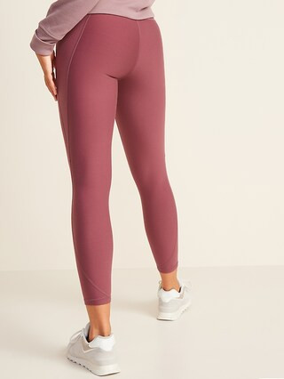 High-Waisted Elevate Built-In Sculpt 7/8-Length Compression Leggings For Women | Old Navy (US)
