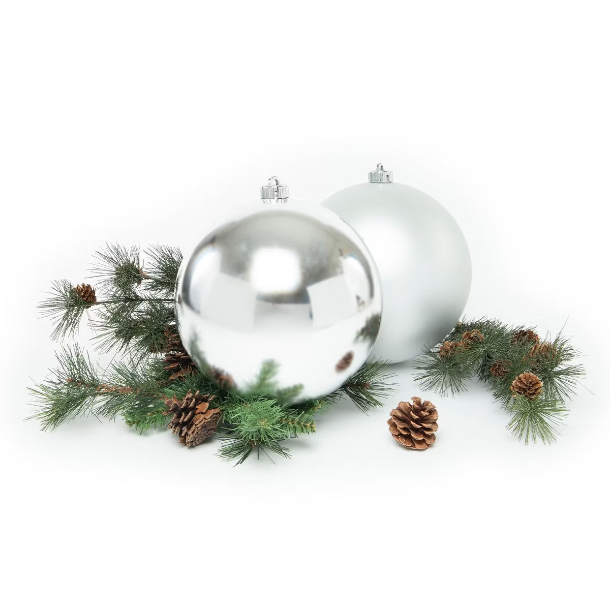 Every Day is Christmas 2 Pack of Large Oversize Christmas Ornament Balls, 20cm/7.9" Large Shatter... | Target