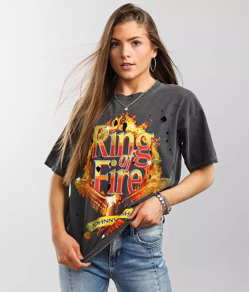 Johnny Cash Ring Of Fire T-Shirt | Buckle