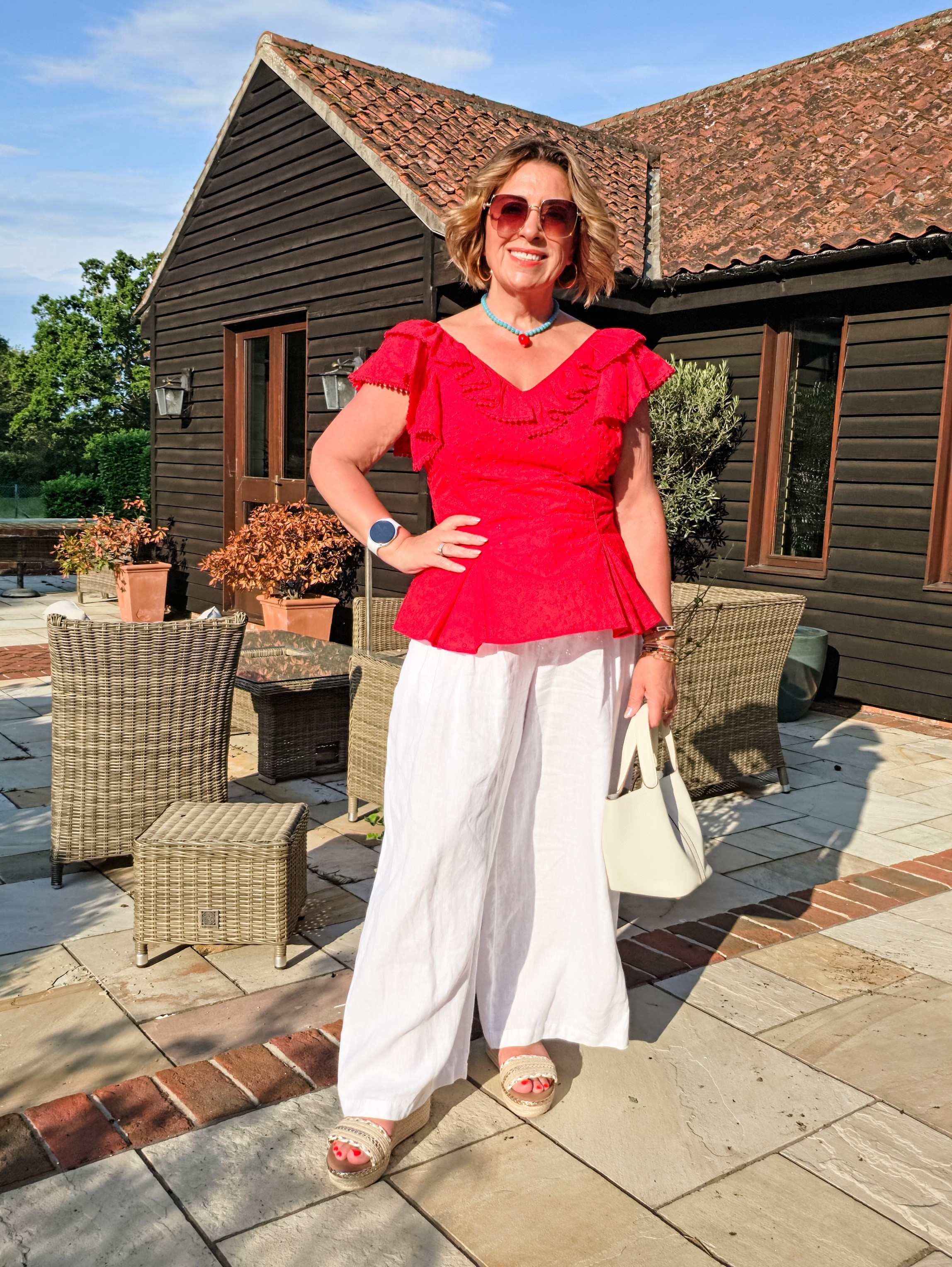 Red and white for the SummerCool cotton and linen

#LTKsummer #LTKpetite #LTKover50style