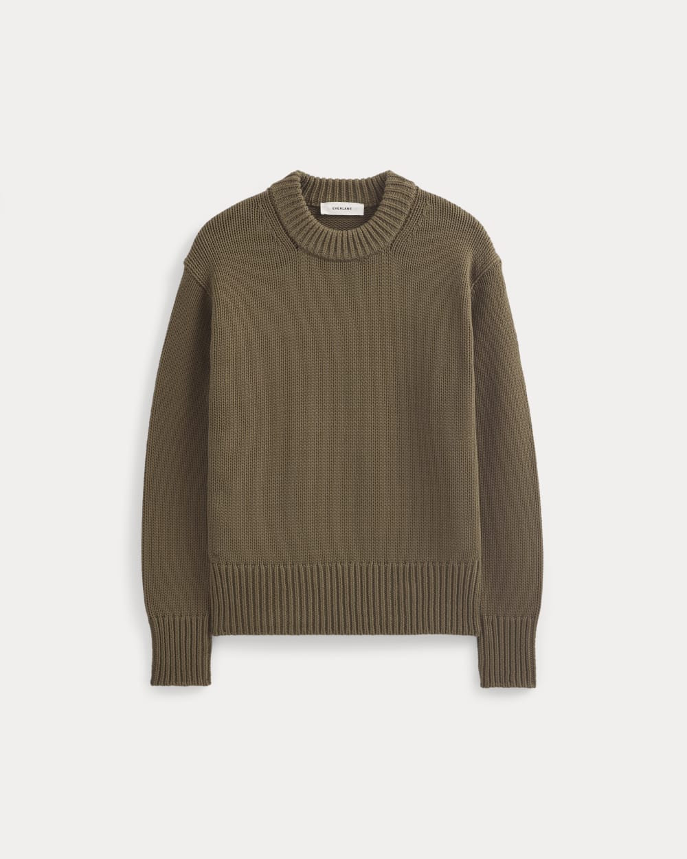 Oversized Cocoon Crew in Elevated Cotton | Beech | Everlane