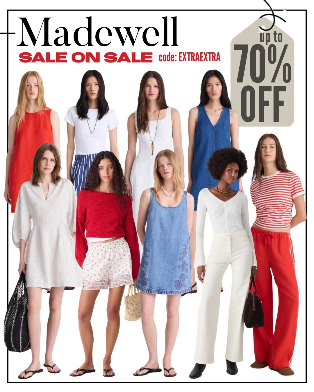 Madewell EXTRA 30-50% OFF Sale with code EXTRAEXTRA

Comment SHOP below to receive a DM with the link to this post on my LTK ⬇ https://liketk.it/6g3D4