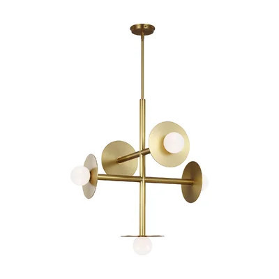 Keed 5 - Light Sputnik Modern Linear Chandelier by Kelly Wearstler | Wayfair North America