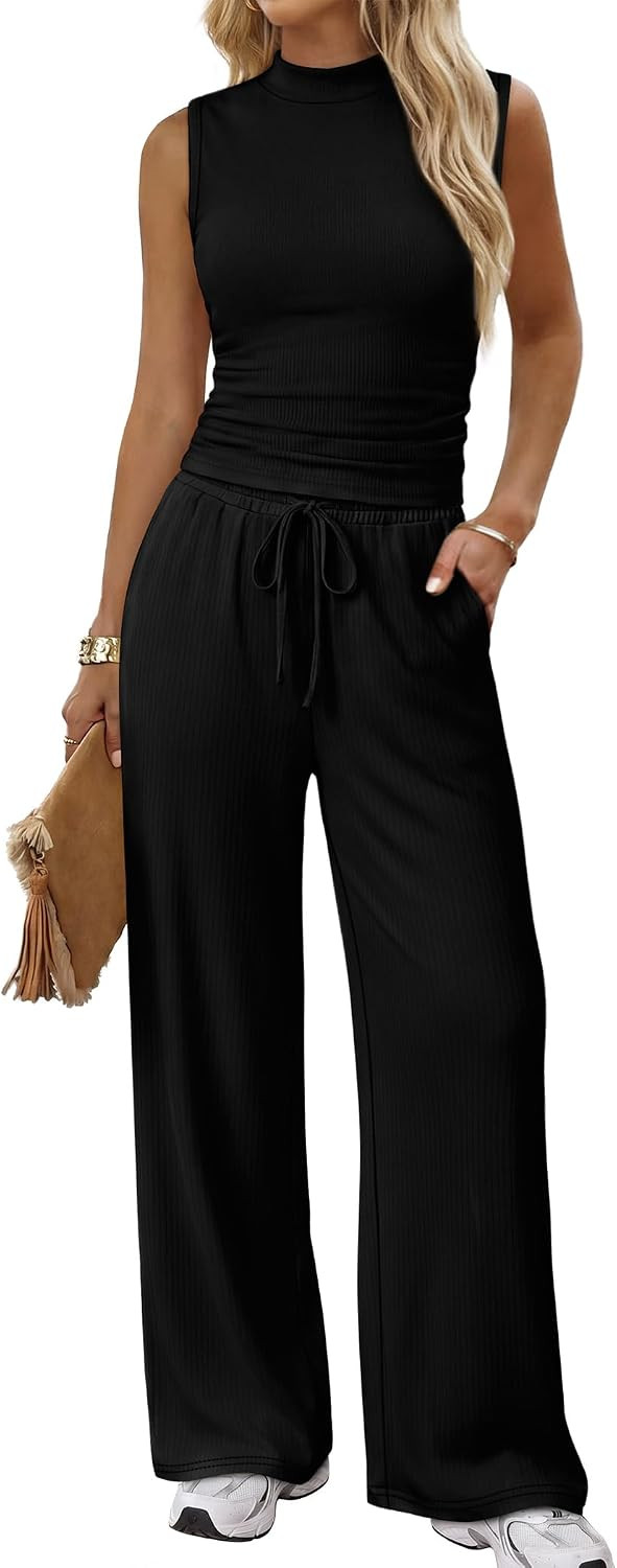 Sampeel Two Piece Set for Women Summer Outfits Vacation Clothes | Amazon (US)