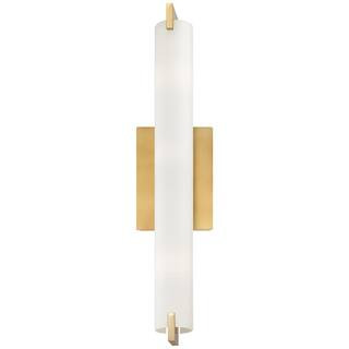 George Kovacs Tube 3-Light Honey Gold Wall Sconce P5044-248 | The Home Depot