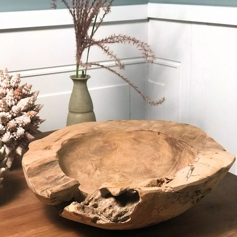 Wabi Sabi Wood Decorative Bowl | Wayfair North America