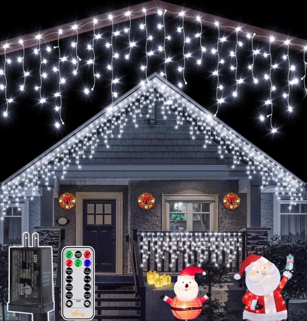 ✨ These icicle lights are EVERYTHING! ✨
So bright, so festive, and they make the whole house look magical. Totally obsessed. $22.49 Black Friday deal! #amazonfinds#christmaslights

#LTKGiftGuide #LTKHoliday #LTKFindsUnder50