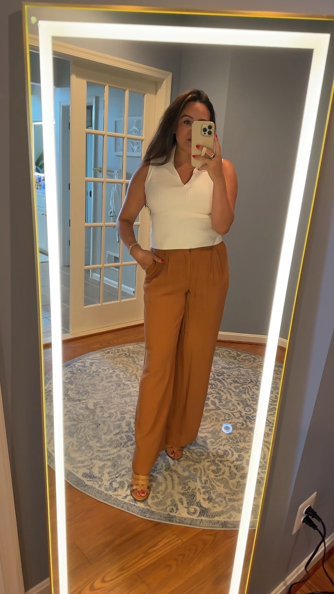 late summer/early fall office outfit 