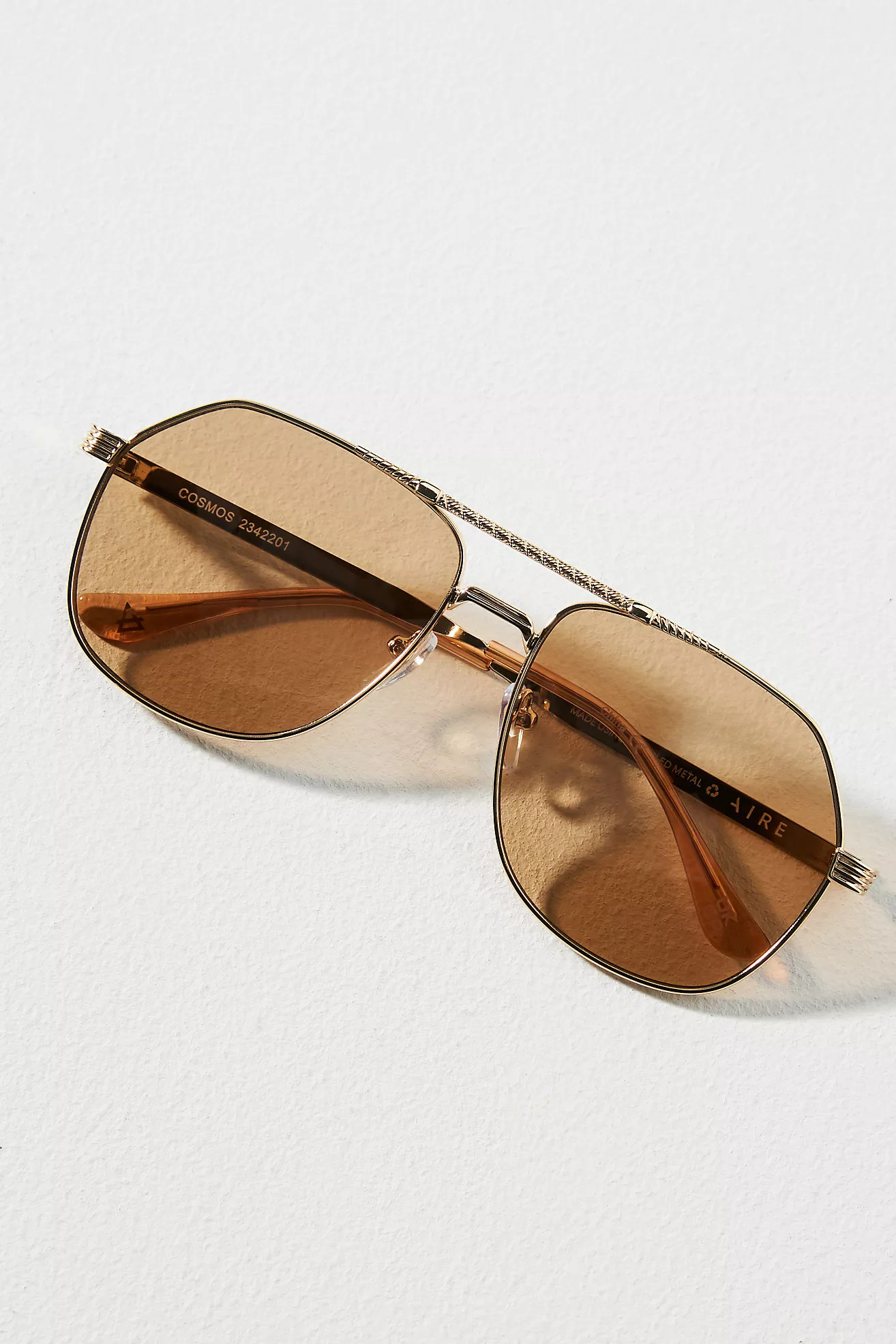 AIRE Cosmos Aviator Sunglasses | Anthropologie (US)