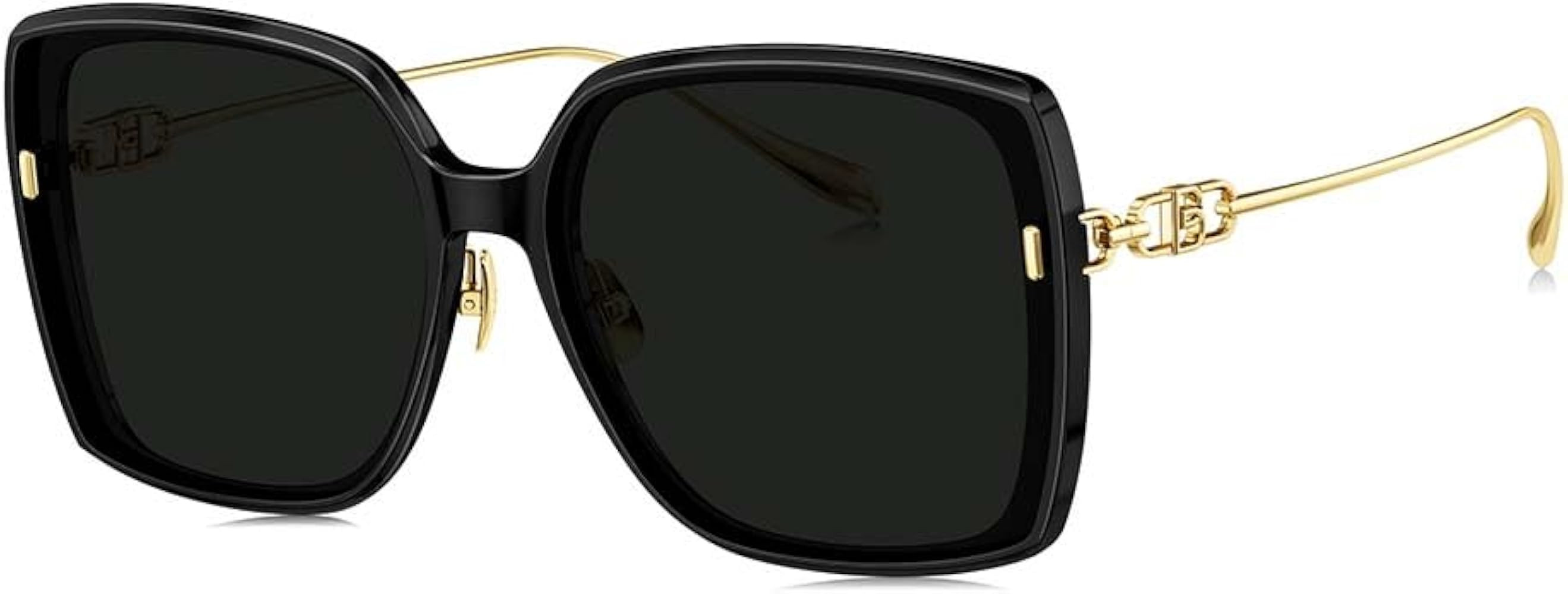 BOLON Women Trendy Elegant Oversized Square Sunglasses, Exclusive Eyewear Brand of EssilorLuxotti... | Amazon (US)