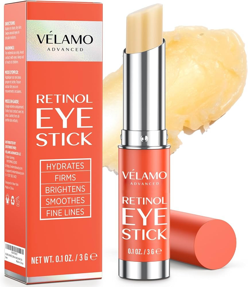 VELAMO ADVANCED Retinol Eye Stick: Renewing & Firming Under Eye Balm for Dark Circles, Puffiness,... | Amazon (US)