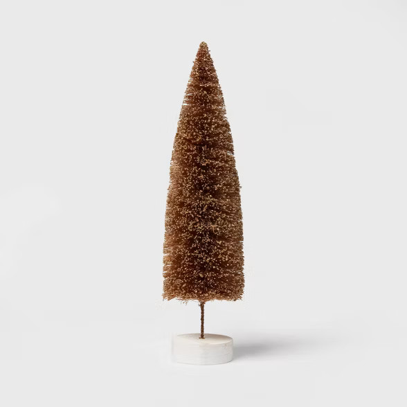 Bottle Brush Tree Figurine - Threshold™ | Target