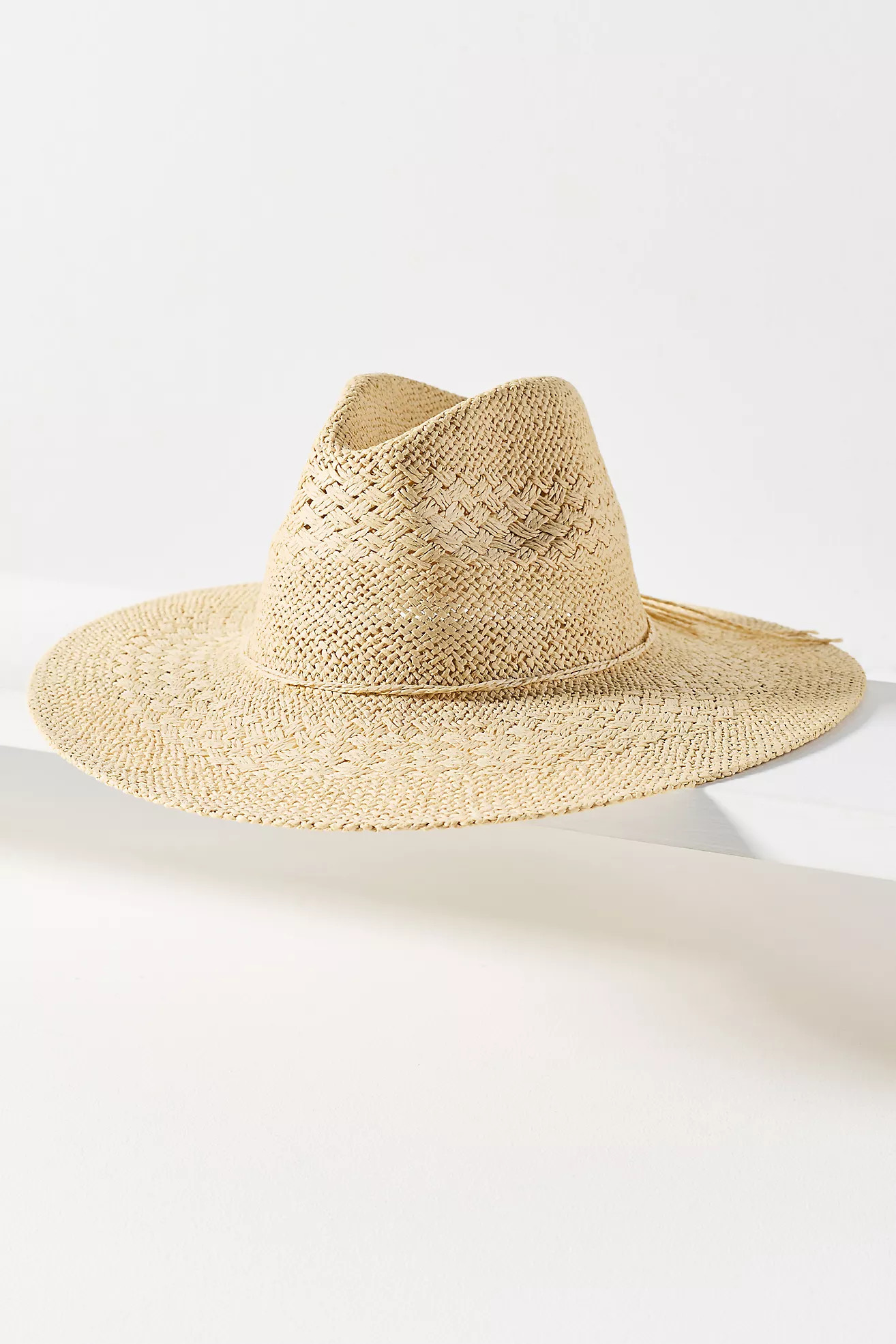 Woven Straw Fedora Hat | Anthropologie (US)