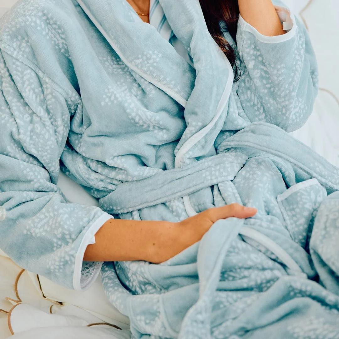 Women’s Personalized Long Plush Luxury Robe | Weezie Towels | Weezie Towels