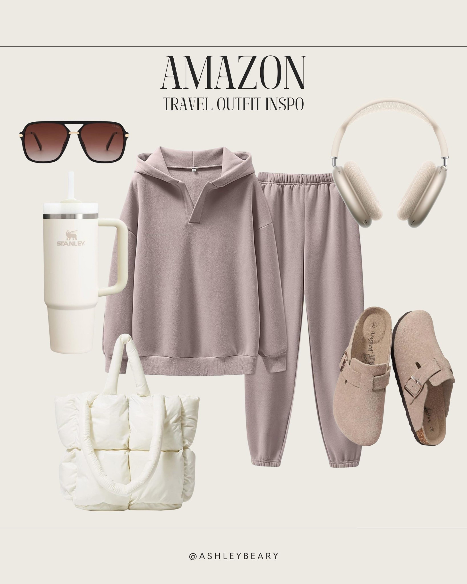 Casual travel airplane outfit inspo 

Neutral outfit 
Joggers 
Comfy cozy 

#LTKSeasonal #LTKStyleTip #LTKTravel