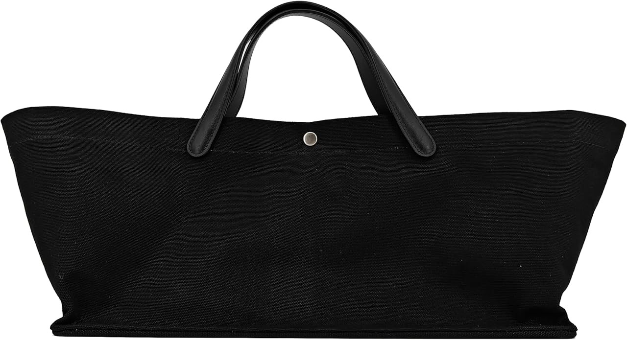 2Pcs Set, Large/XL Tote Bag with Pouch for Women, Canvas or Genuine Leather Crossbody Shoulder Ba... | Amazon (US)