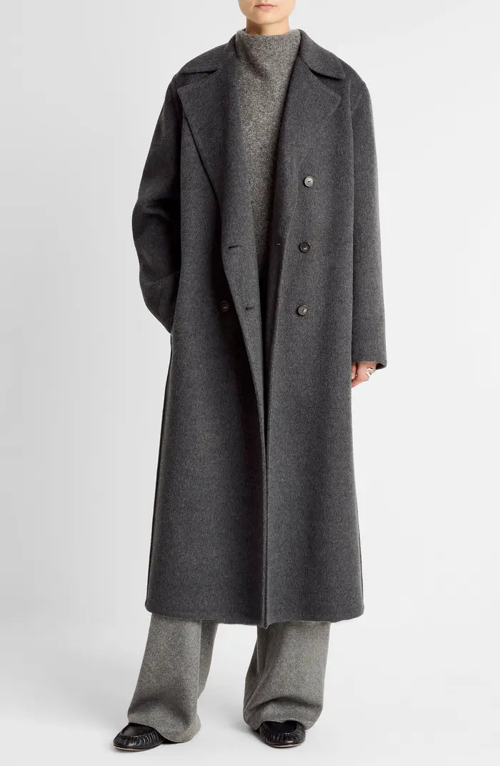 Double Breasted Wool Blend Coat | Nordstrom