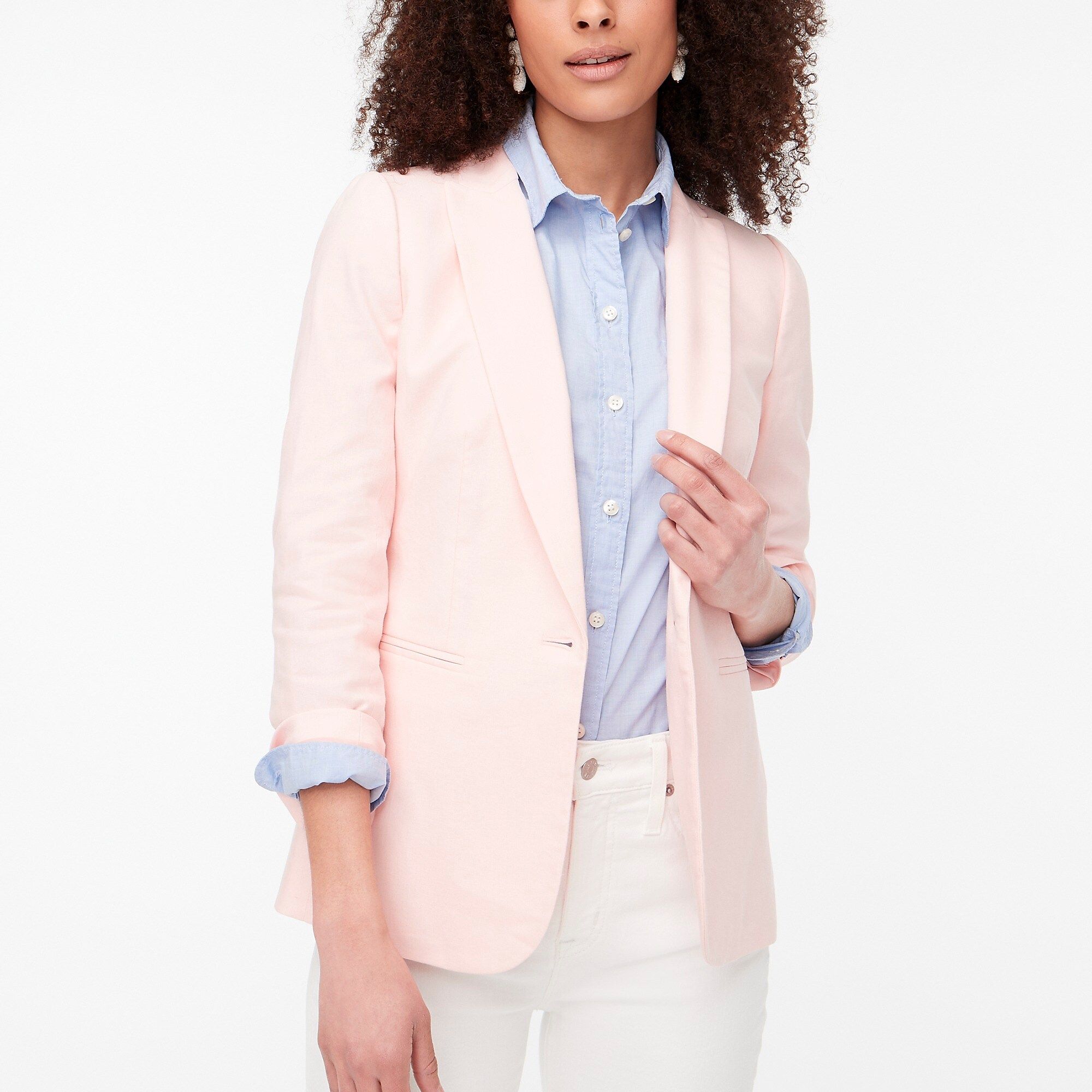 Linen-cotton Holland blazer | J.Crew Factory