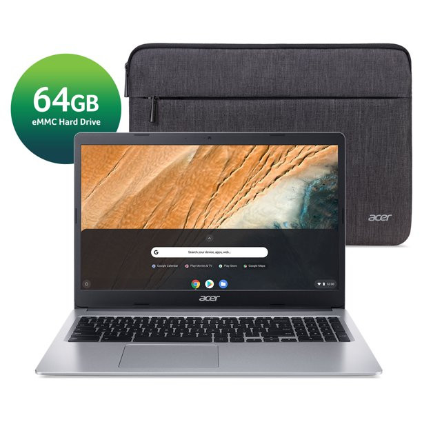 Acer Chromebook 315, 15.6" HD, Intel Celeron N4000, 4GB LPDDR4, Pure Silver, Chrome OS, CB315-3H-... | Walmart (US)