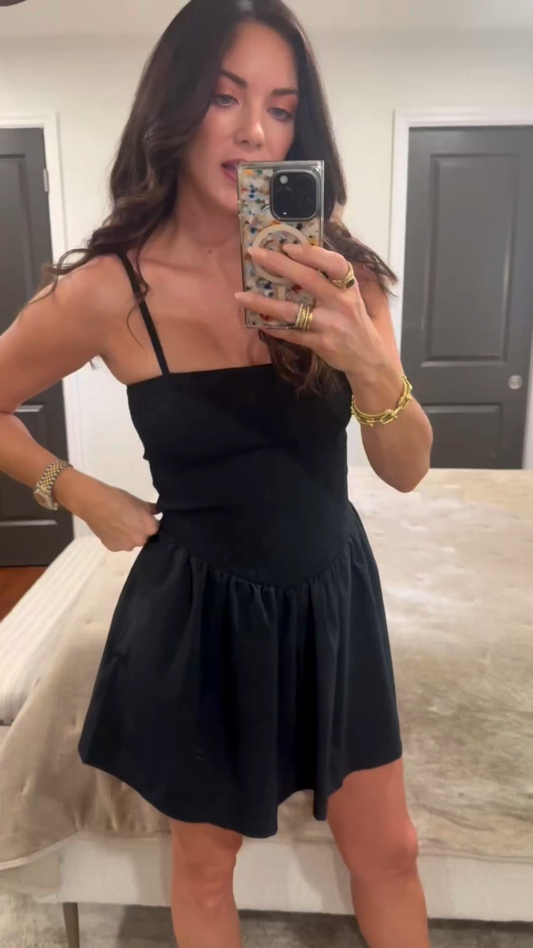 Happy Easter 🐣 The perfect lightweight dress for an outdoor barbecue—plus it has built-in spandex shorts underneath! You can also dress it up with heels and a few accessories for a more elevated look! @abercrombie @gucci #LTK #abercrombie #fashioninspo #springlook 