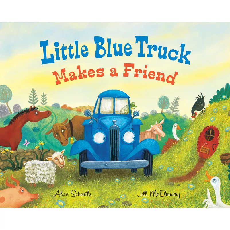 Little Blue Truck Makes a Friend - by Alice Schertle (Hardcover) | Target