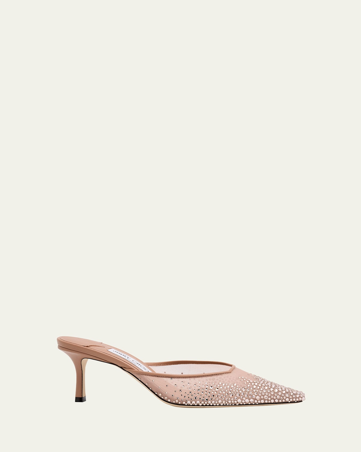 Vivi Crystal Mesh Mule Pumps | Bergdorf Goodman