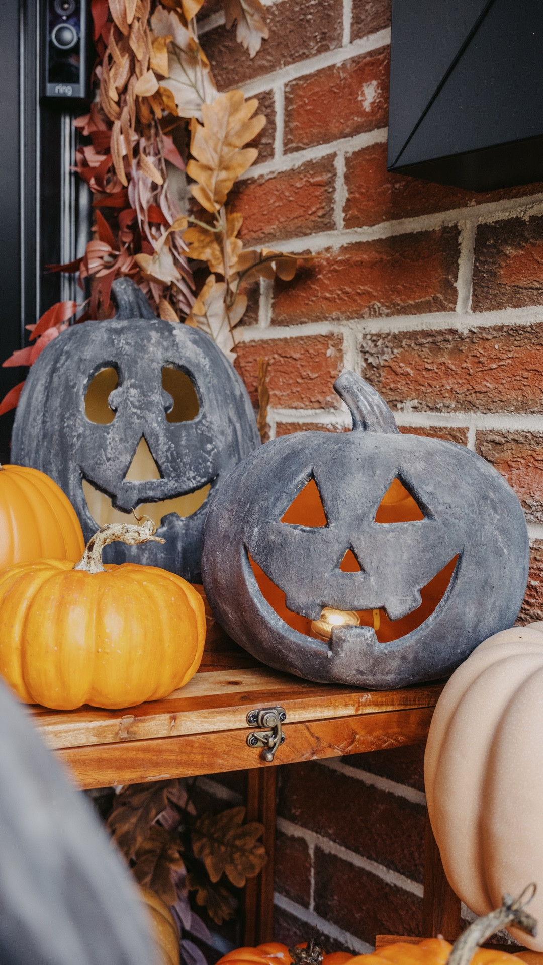 Them: That terracotta pumpkin will be $125.
Me: Where’s my paint brush?

This DIY is easy but messy. I highly recommend laying down some parchment paper before you get started.

To keep costs low, try thrifting and collecting pumpkins first. Or up-cycle some pumpkins you have already. We’re going to give it that terracotta finish.

Mixing your paint with baking soda will give it texture and help the paint adhere to your pumpkin without any sanding. I did my base layer with black and then added some brown for a more dimensional look.

I’ve seen a lot of people sprinkle on the baking soda and rub it in or paint it on but I find that making it a paste with food coloring to create that light brown helps it make a bit more realistic. (I couldn’t find the DIYer who inspired this step, if you know please share so I can tag them!) then I sprinkled on the baking soda and stippled it in.

I’m basically layering on different colours and layers for more dimension. I find it looks best this way!

I sealed it with some clear gloss so it could withstand weather and to keep the pumpkin from chipping when in storage.

Happy crafting!

#crafting #halloweencrafts #craftwithme #halloweendiy

#LTKSeasonal #LTKHome #LTKHalloween