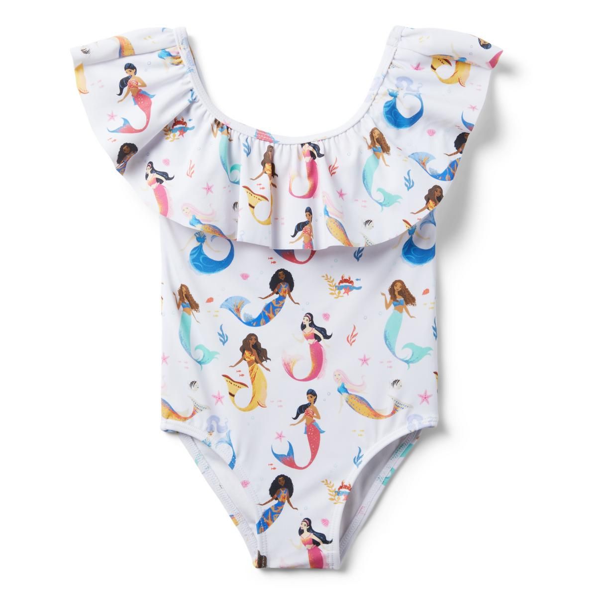 Disney The Little Mermaid Recycled Ruffle Swimsuit | Janie and Jack