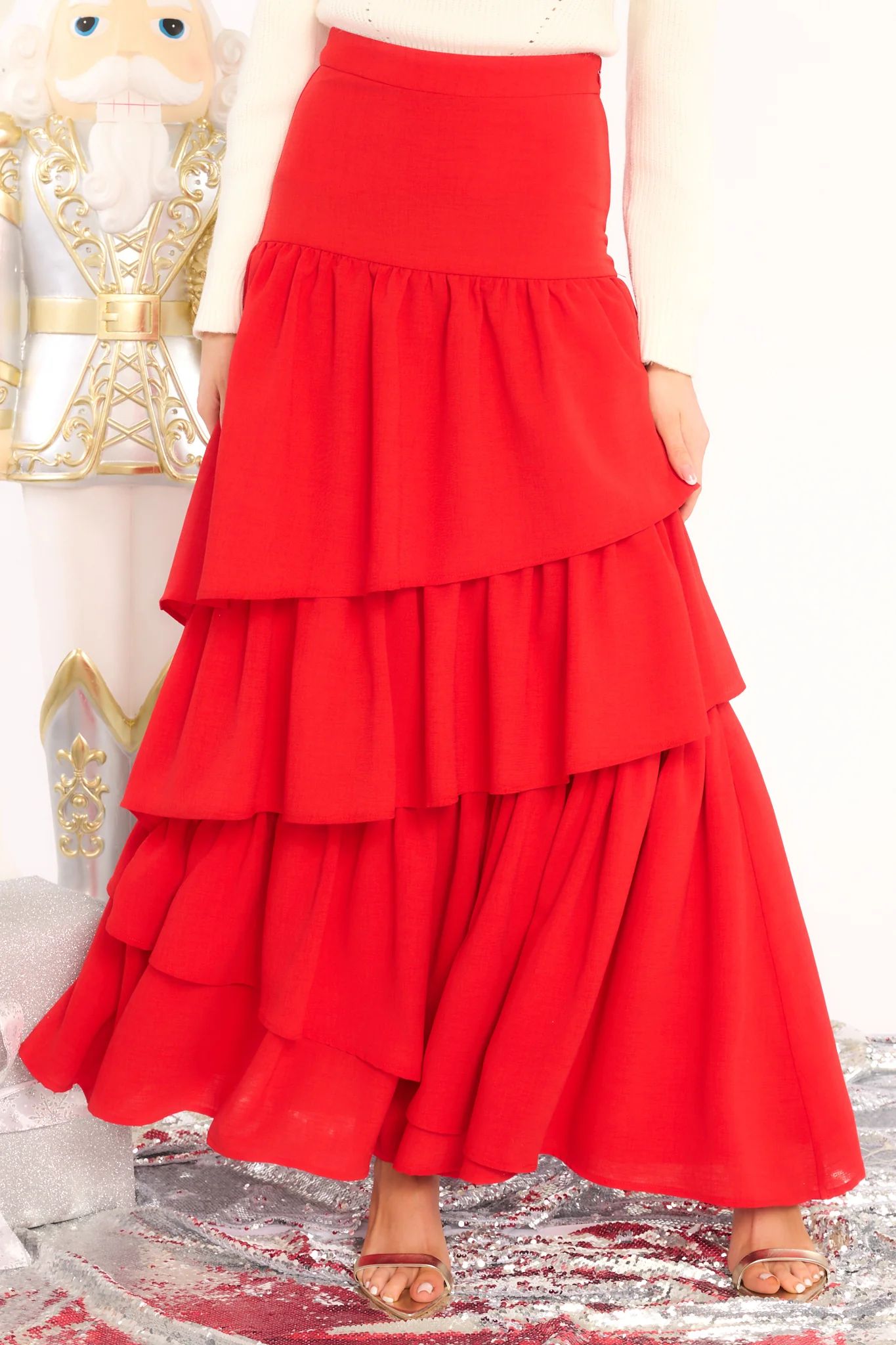 Burning Up The Dance Floor Red Skirt | Red Dress 