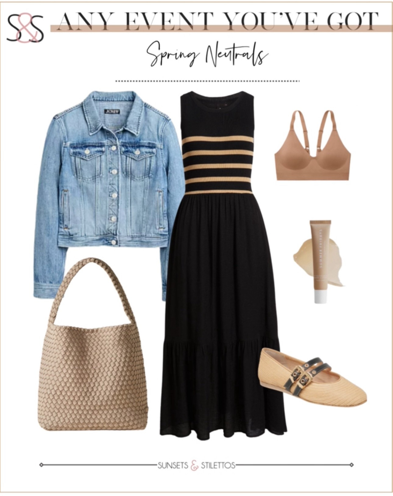 A bodice dress with a denim jean jacket is a great spring break travel outfit!

Sunsets and Stilettos, resort wear, Mary Jane flats

#LTKOver40 #LTKTravel #LTKStyleTip