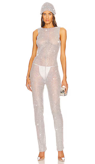 x REVOLVE Jumpsuit in Silver | Revolve Clothing (Global)