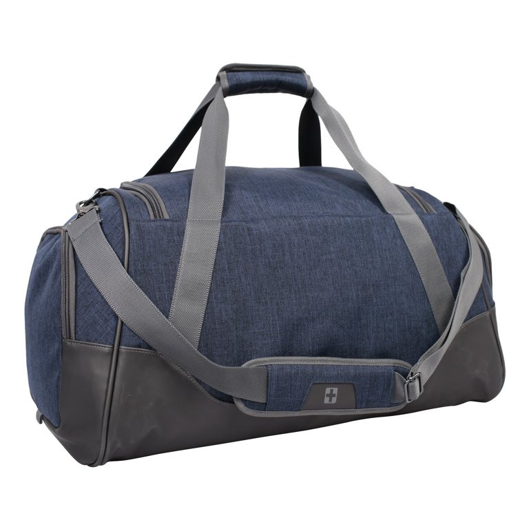 Swisstech 24 inch Excursion Travel Duffel, Blue/Grey, Polyester | Walmart (US)