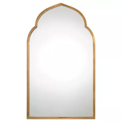 Uttermost Kenitra Arch Large Mirror in Gold | Bed Bath & Beyond