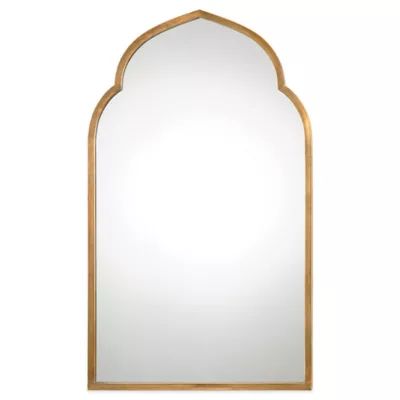 Uttermost Kenitra Arch Large Mirror in Gold | Bed Bath & Beyond