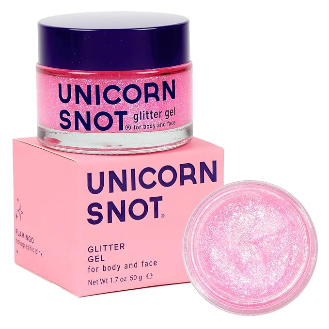 Unicorn Snot Face & Body Glitter - Cosmetic-Grade Holographic Glitter Gel - Makeup for Festivals,... | Amazon (US)