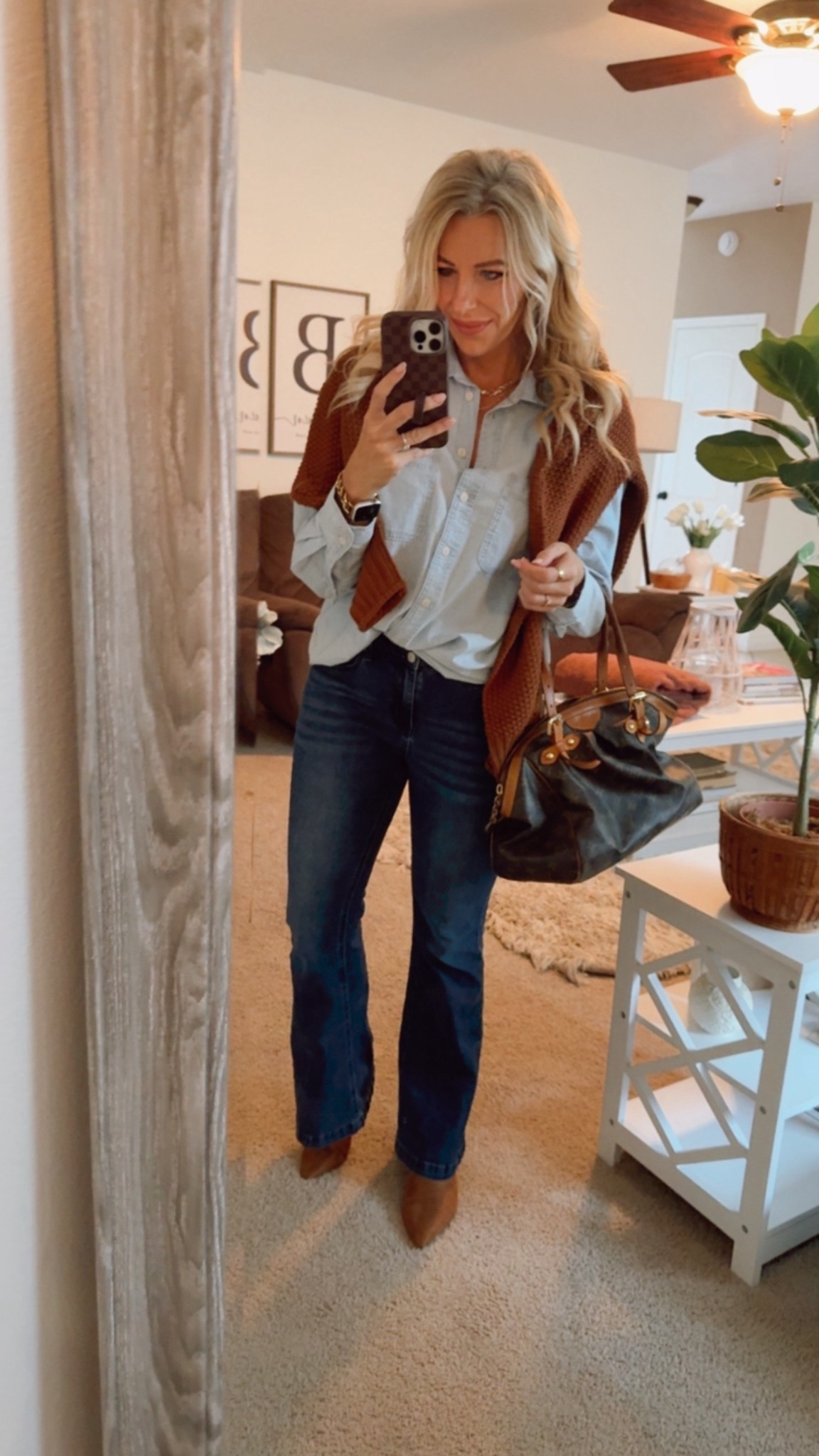 Denim shirts are a staple for fall transitional pieces in your closet. Wear them with shorts and boots, skirts, to ballgames, work or for casual outings. 

#LTKShoeCrush #LTKStyleTip #LTKOver40