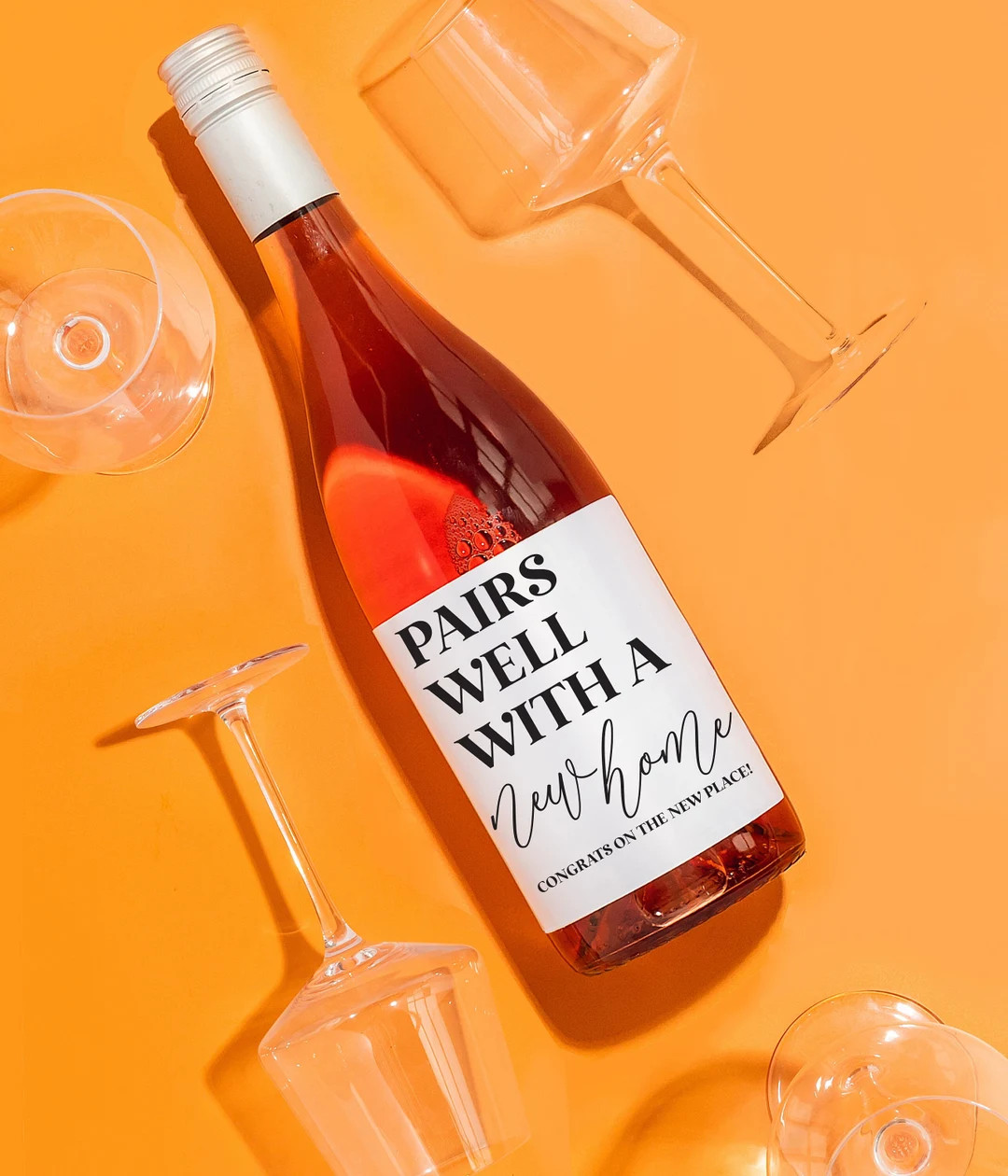 NEW HOME GIFT, Pairs Well With,housewarming Wine Label Gift, New Homeowner, First Homeowner, New/... | Etsy (US)