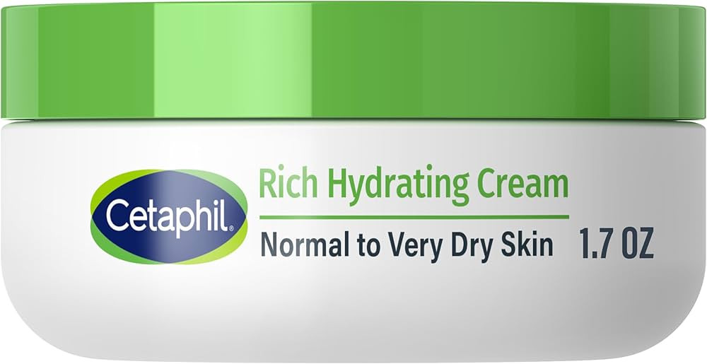 CETAPHIL Rich Hydrating Night Cream For Face, With Hyaluronic Acid, 1.7 oz, Moisturizing Cream Fo... | Amazon (US)