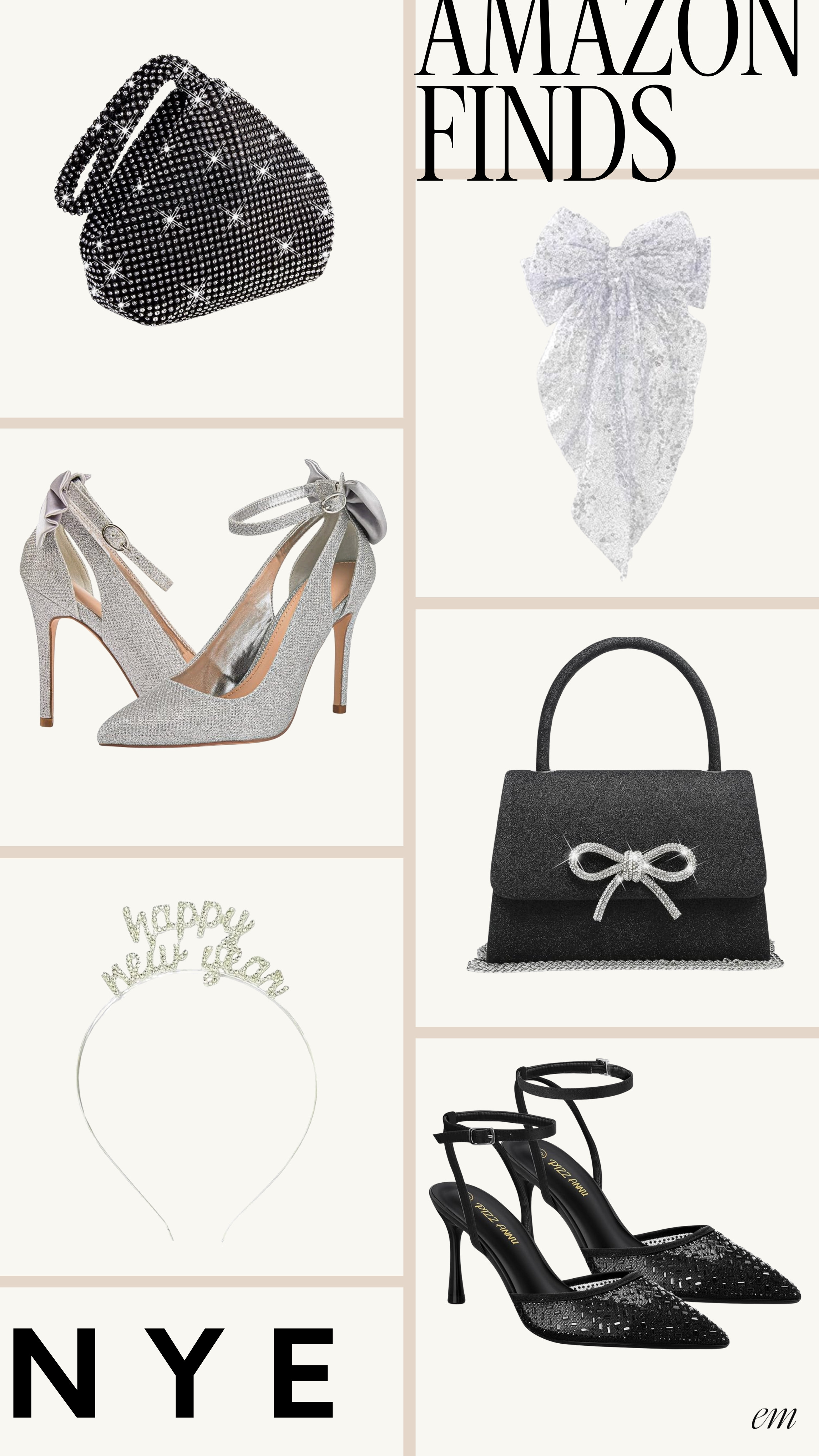 Last minute New Years Eve accessories!

Amazon fashion, NYE amazon, Amazon outfits 

 #LTKHoliday #LTKFindsUnder50