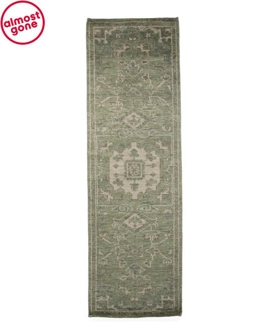 3x8 Wool Tuscany Mariyah Hand Knotted Runner | TJ Maxx