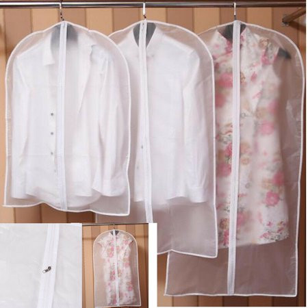 SUNSIOM Clear Dust-proof Dress Clothes Cover Suit Dress Garment Bag Storage Protector | Walmart (US)