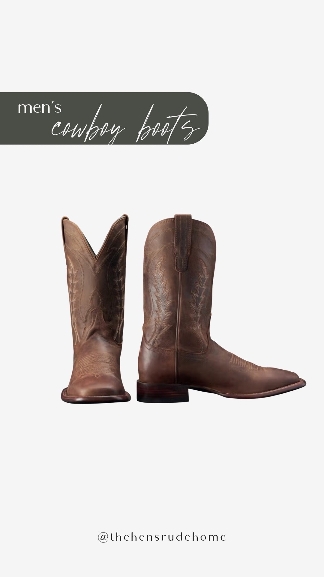 Men’s cowboy boots, square toe boot for men 

#LTKMens #LTKHoliday #LTKGiftGuide
