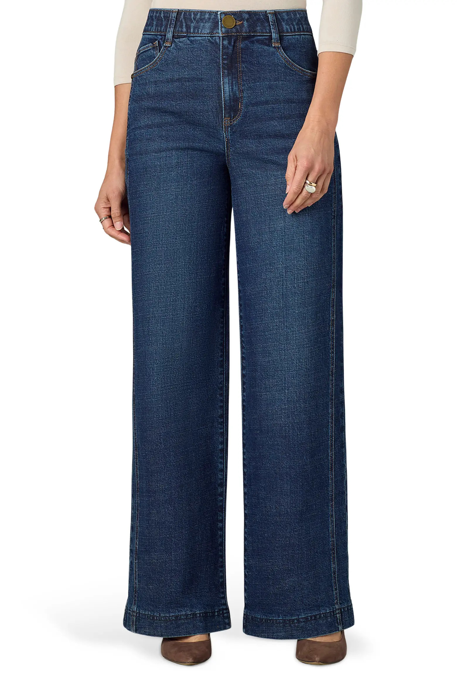 Gracie Skyrise Double Side Seam Wide Leg Jeans (Women) | Nordstrom | Nordstrom