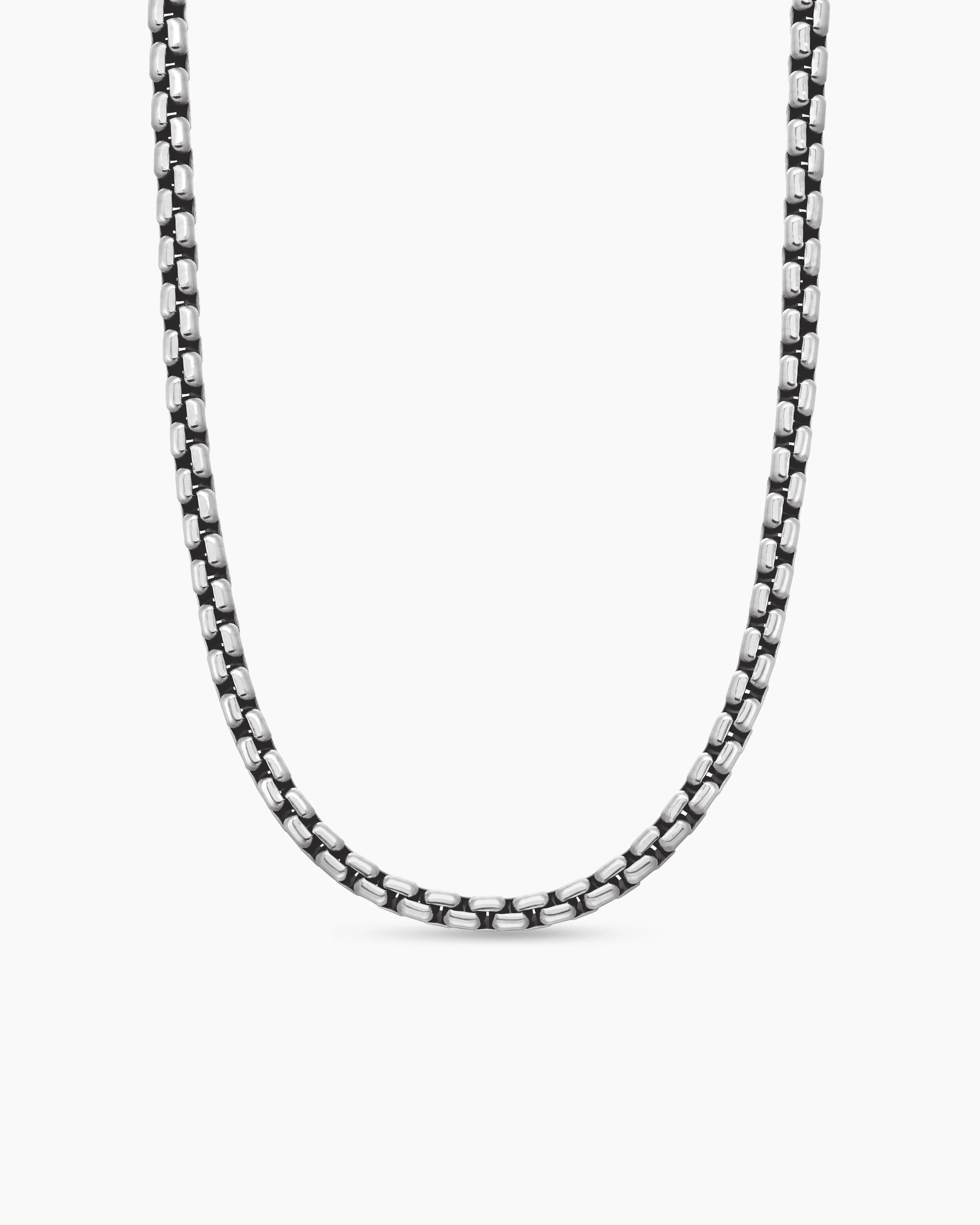 David Yurman | Box Chain Necklace in Sterling Silver, 4.8mm | David Yurman