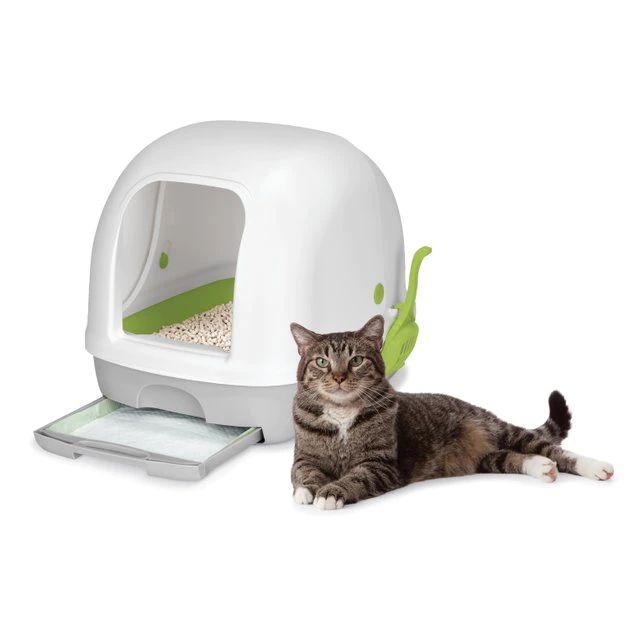 TIDY CATS Breeze Hooded Cat Litter Box System - Chewy.com | Chewy.com