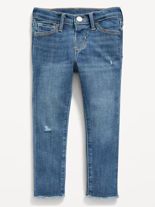 Unisex Rockstar 360° Stretch Frayed-Hem Jeggings for Toddler | Old Navy (US)