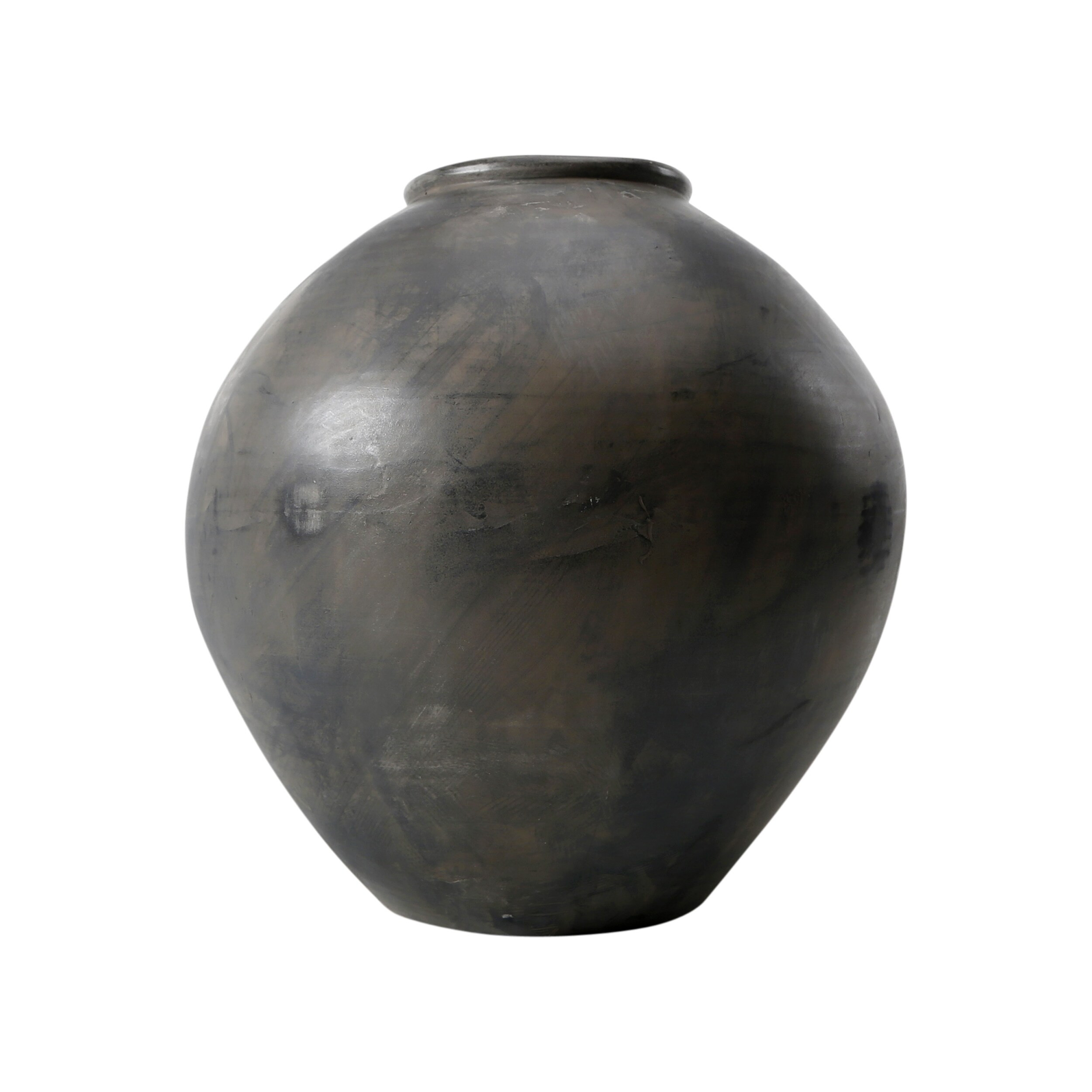 Artissance Earthy Gray Conical Pottery Pot, 14 Inch Tall | Overstock